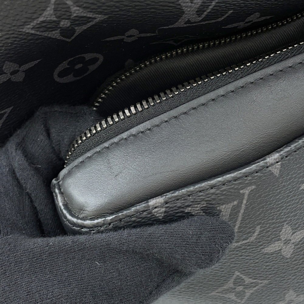 Louis Vuitton Backpack Monogram Eclipse M43186 LOUIS VUITTON Black - Picture 6 of 16